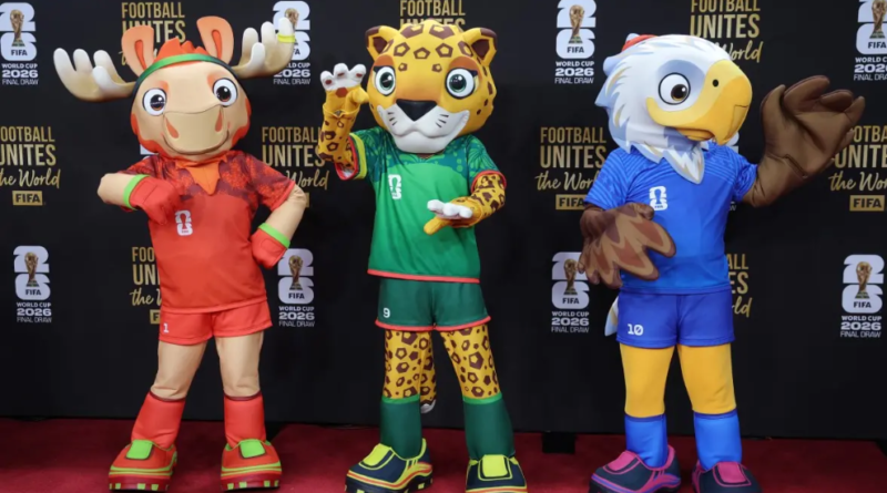 Mascotes do Mundial incluem a águia-careca, animal salvo de extinção